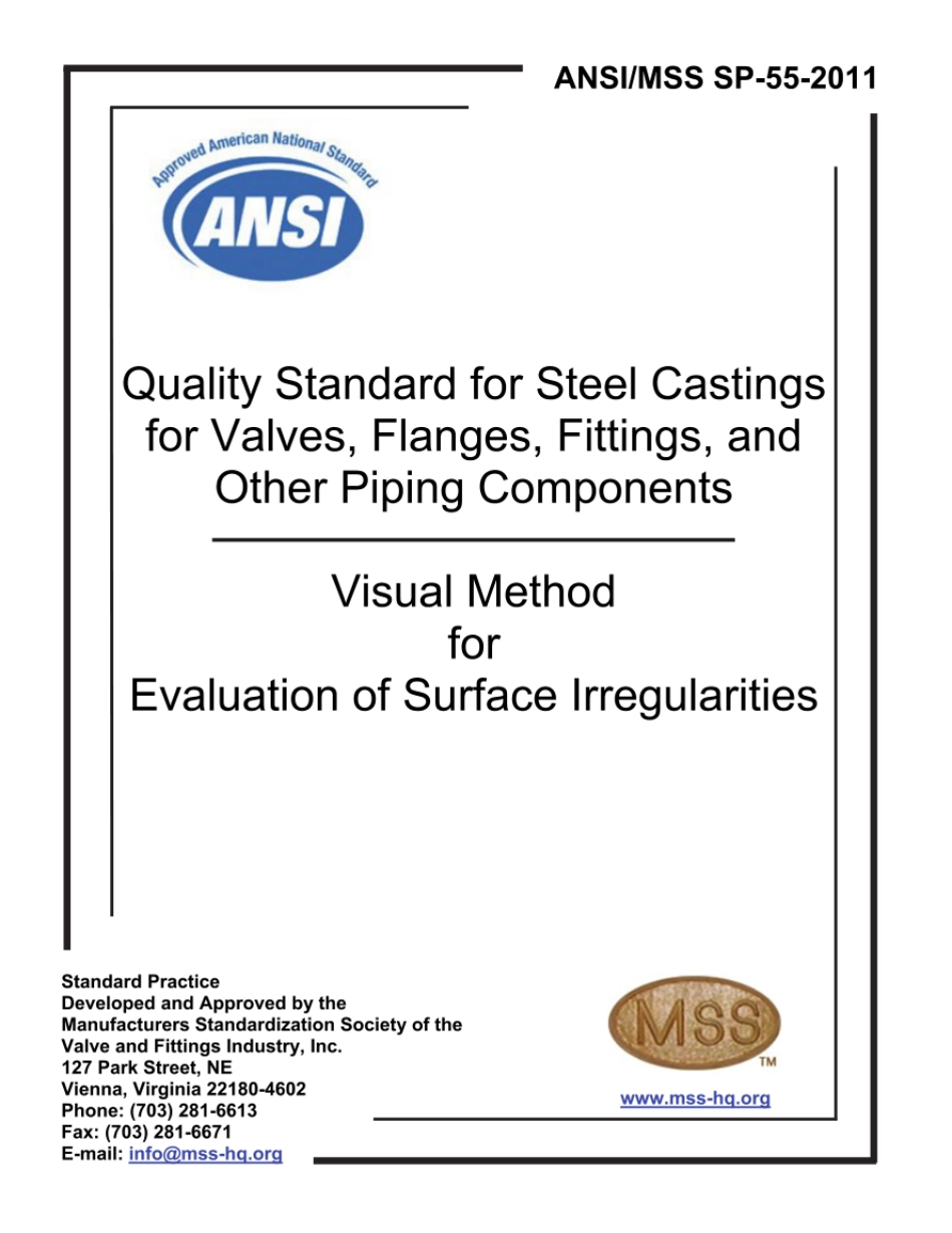MSS SP-55-2011 铸件目视检测.pdf_第1页
