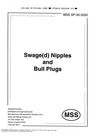 MSS SP-95 -2000_SWAGE(D) NIPPLES AND BULL PLUGS.pdf