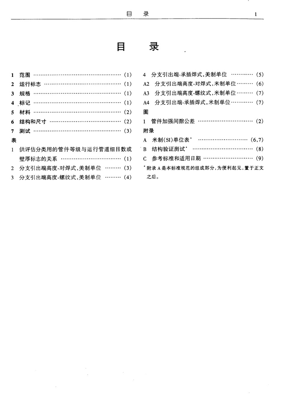 MSS SP-97-2001 中文版 整体加强锻制分支引出端管件—承插焊式、螺纹式与对焊式端头.pdf_第2页
