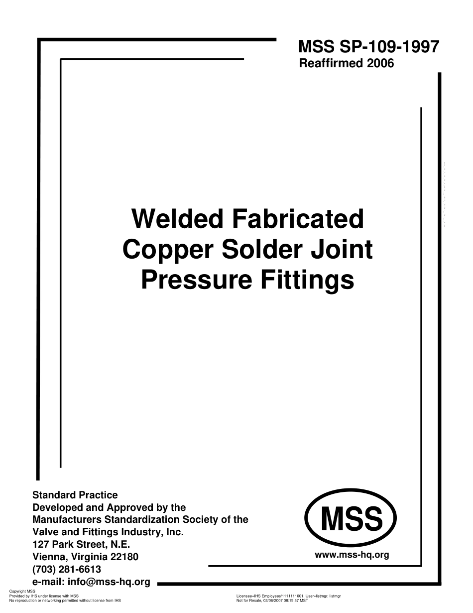 MSS SP-109-1997-R2006.pdf_第1页