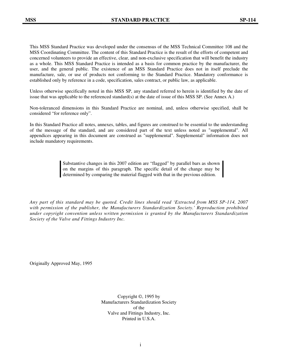 MSS SP-114-2007 Corrosion Resistant Pipe Fittings Threaded And Socket Welding Cl.pdf_第2页