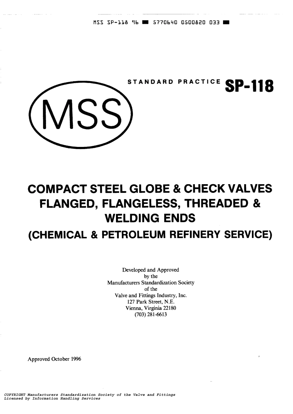 MSS SP-118 1996.pdf_第1页