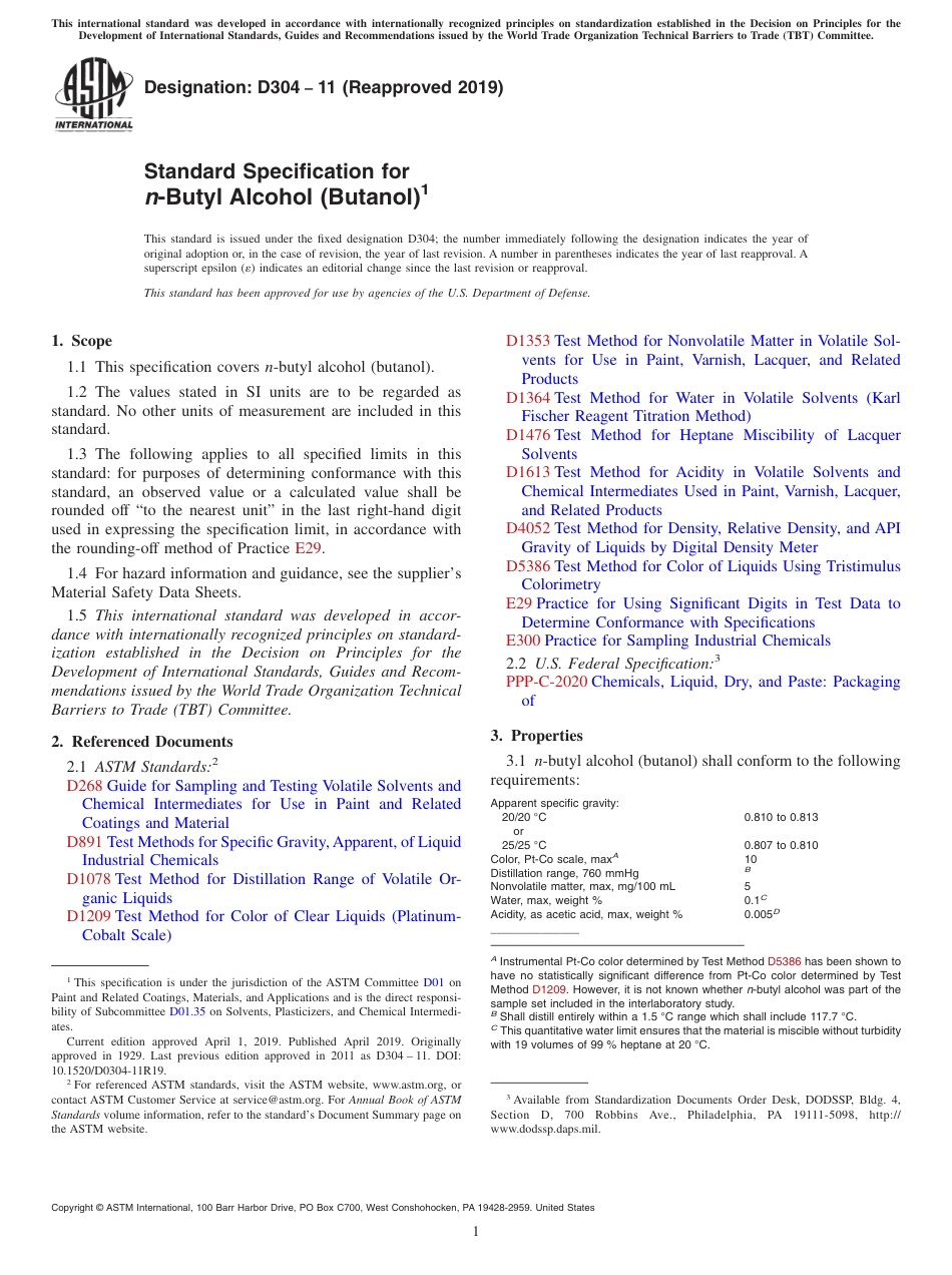 ASTM D304 - 11 (2019).pdf_第1页