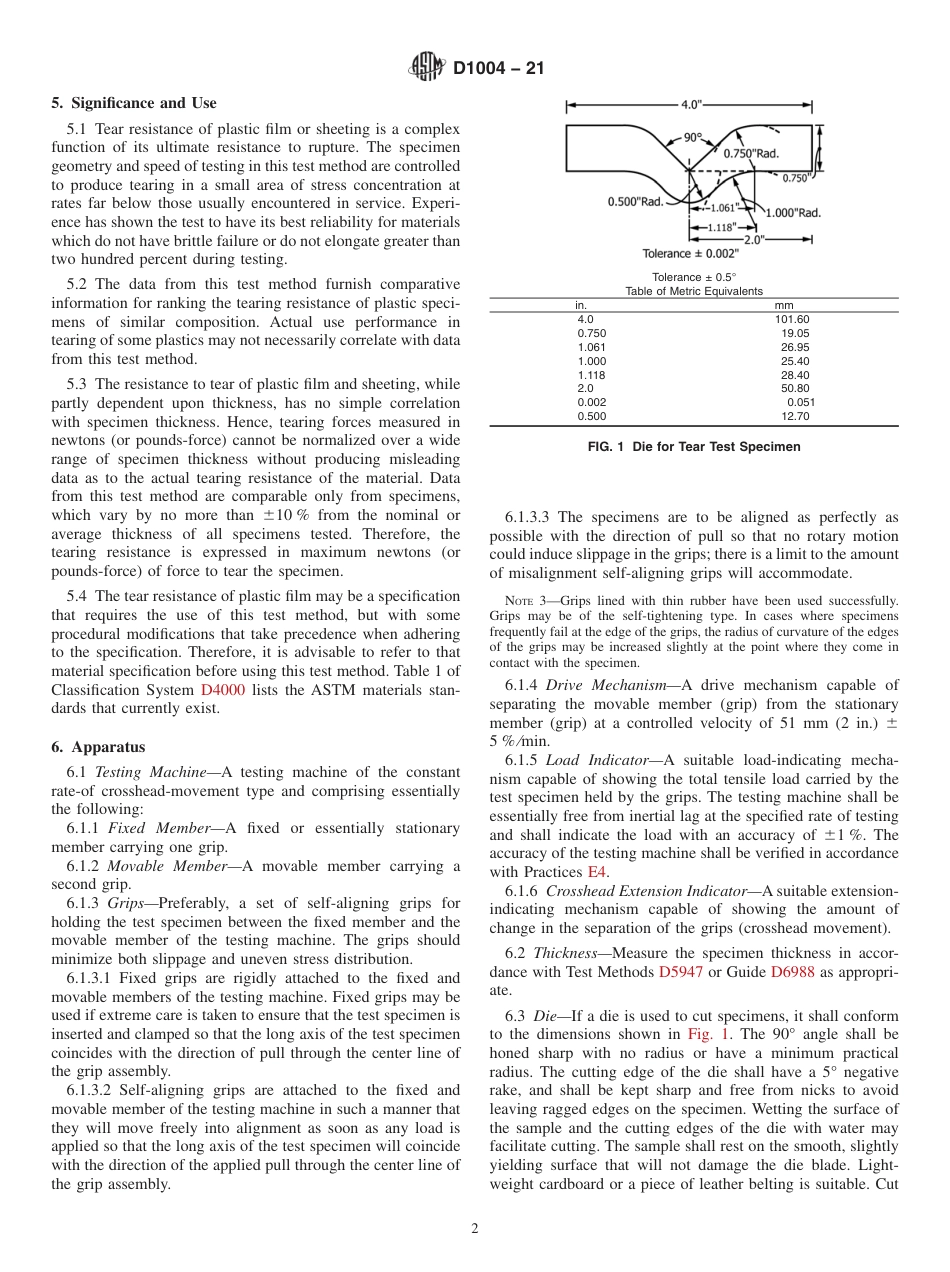 ASTM D1004 - 21.pdf_第2页