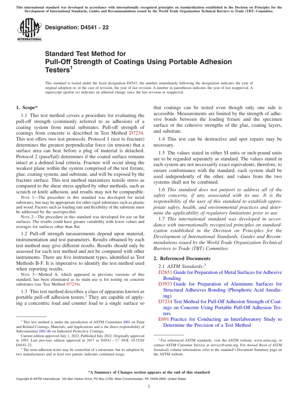 ASTM D4541 - 22.pdf_第1页