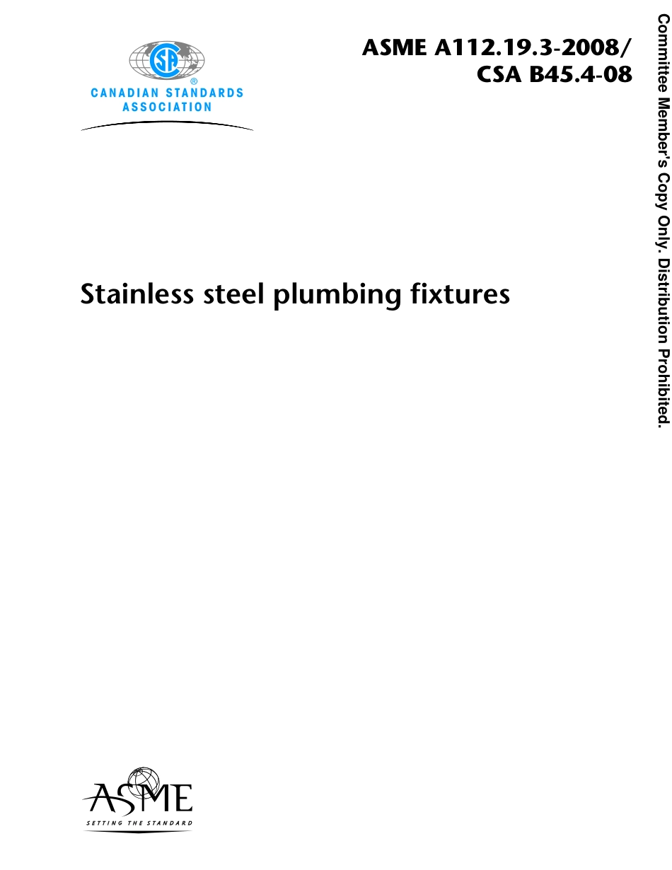 ASME A112.19.3-2008 STAINLESS STEEL PLUMBING FIXTURES.pdf_第1页