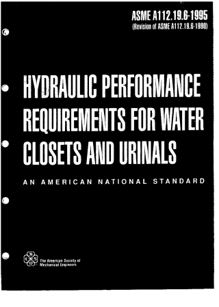ASME A112.19.6-1995 HYDRAULIC PERFORMANCE FOR W.C. AND URINALS.pdf