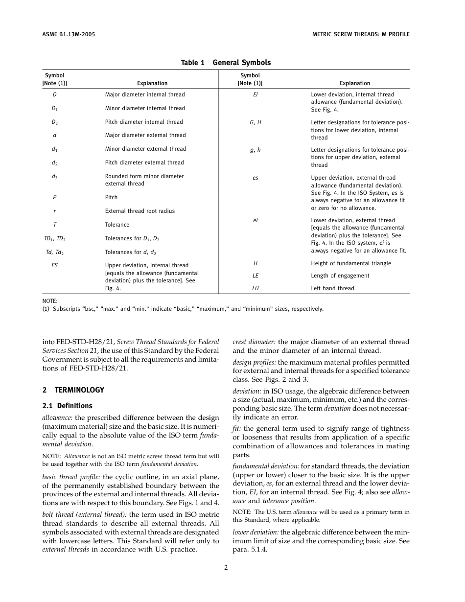 ASME B1.13M-2005 METRIC SCREW THREAD.pdf_第2页