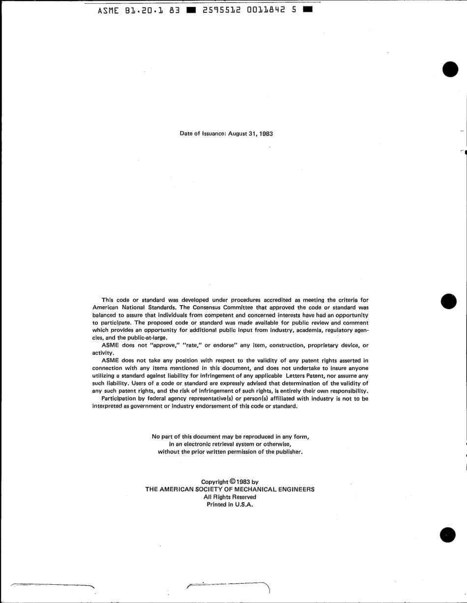 ASME B1.20.1-1983 PIPE THREAD - GENERAL PUROSE.pdf_第3页