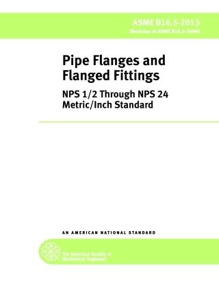 ASME B16.5-2013 PIPE FLANGES AND FLANGED FITTINGS.pdf