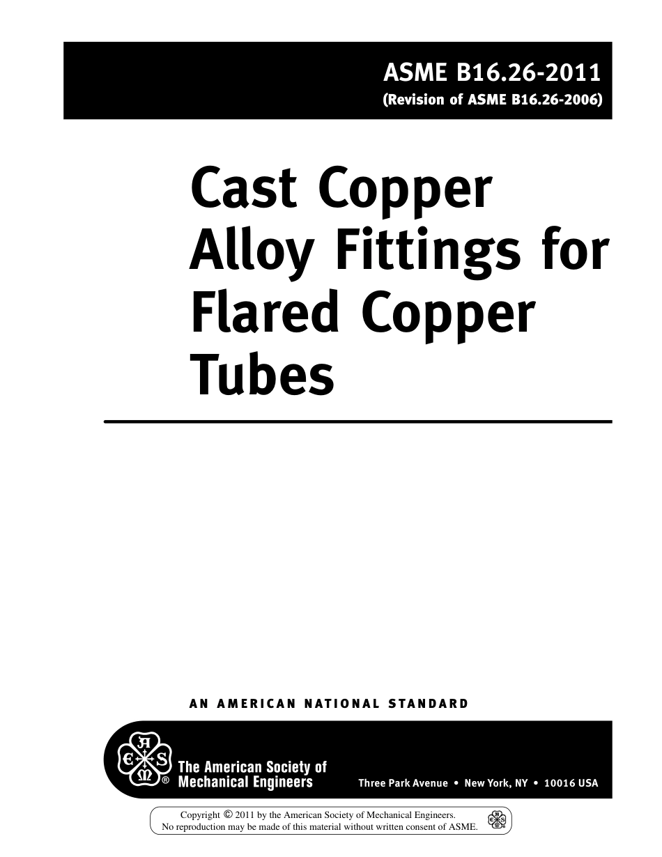 ASME B16.26-2011  CAST COPPER ALLOY FITTINGS FOR FLARE COPPER TUBES.pdf_第3页