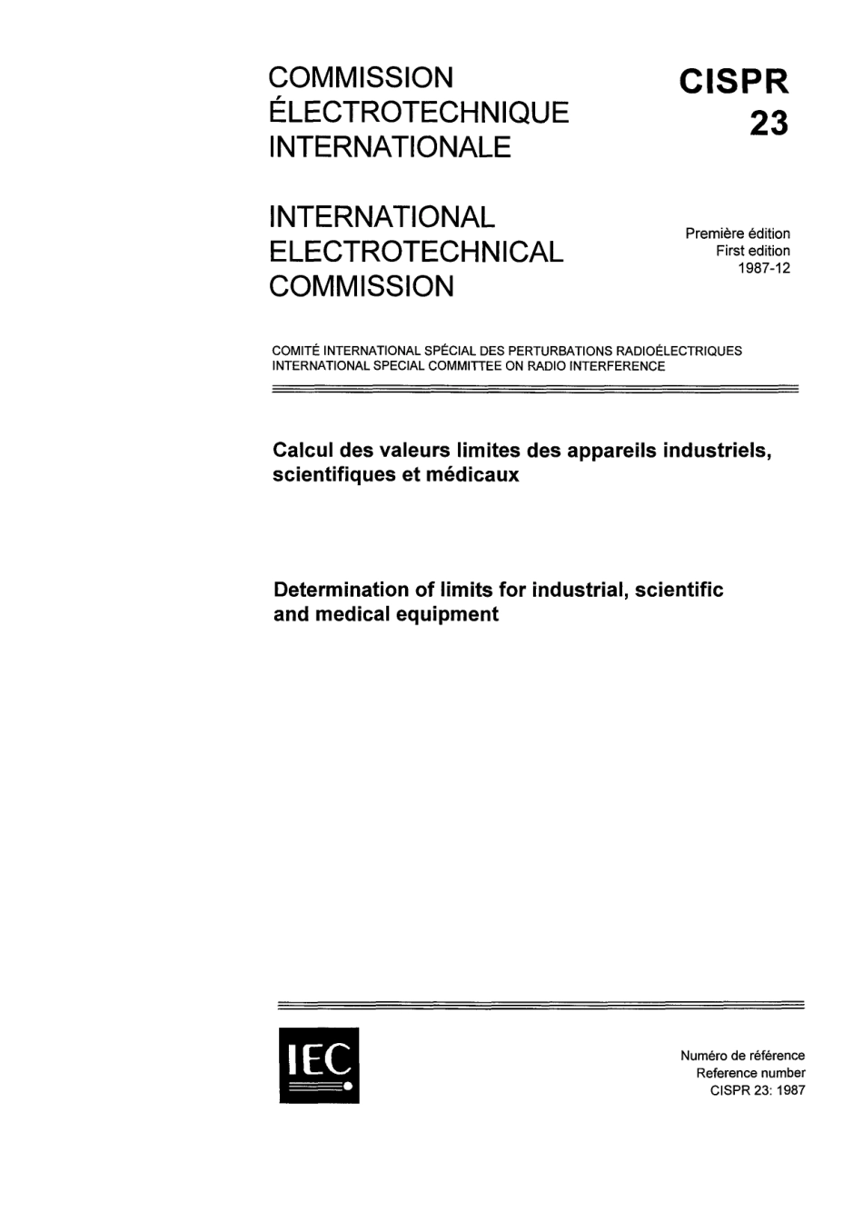 CISPR 23-1987 scan.pdf_第1页