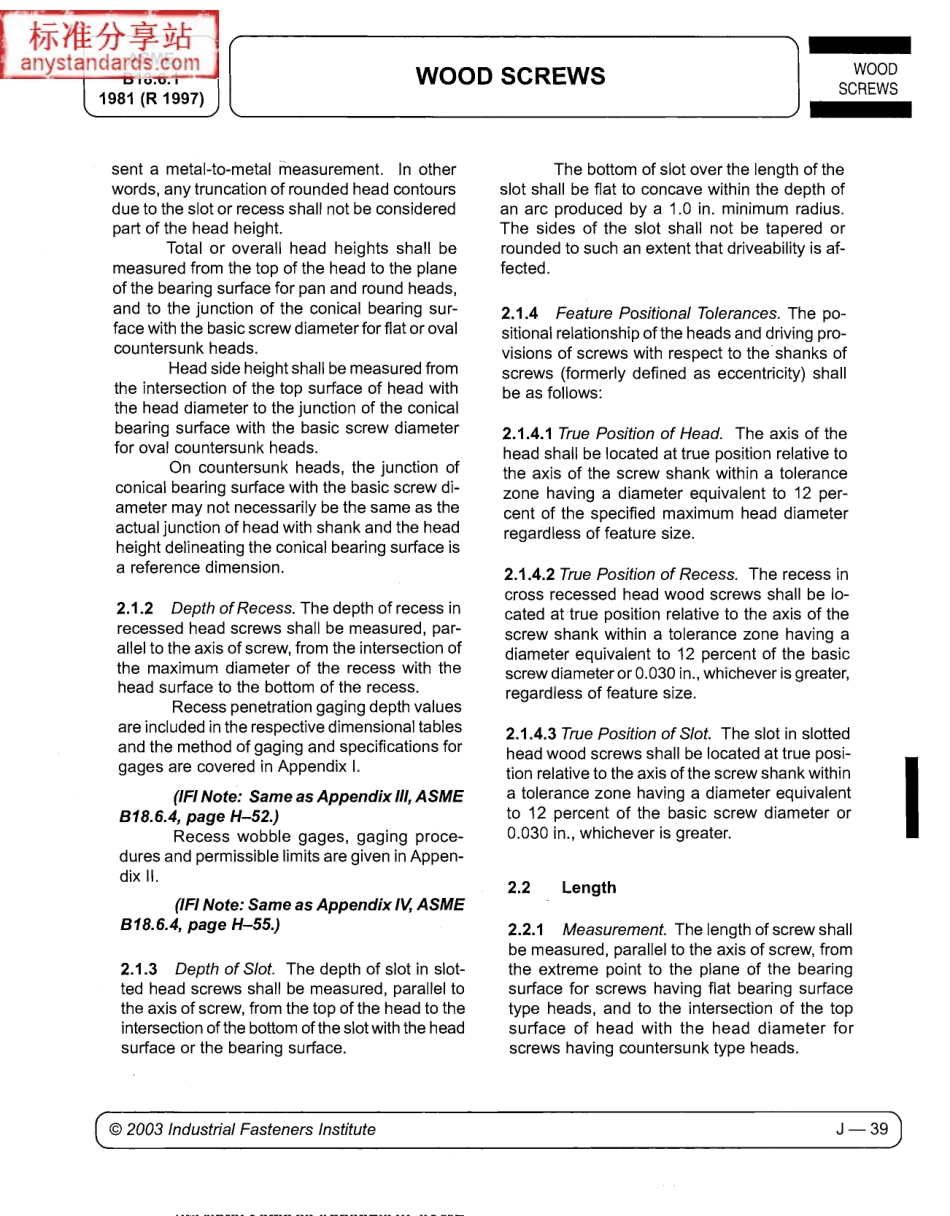ASME B18.6.1-1997 WOOD SCREW - IFI.PDF_第3页