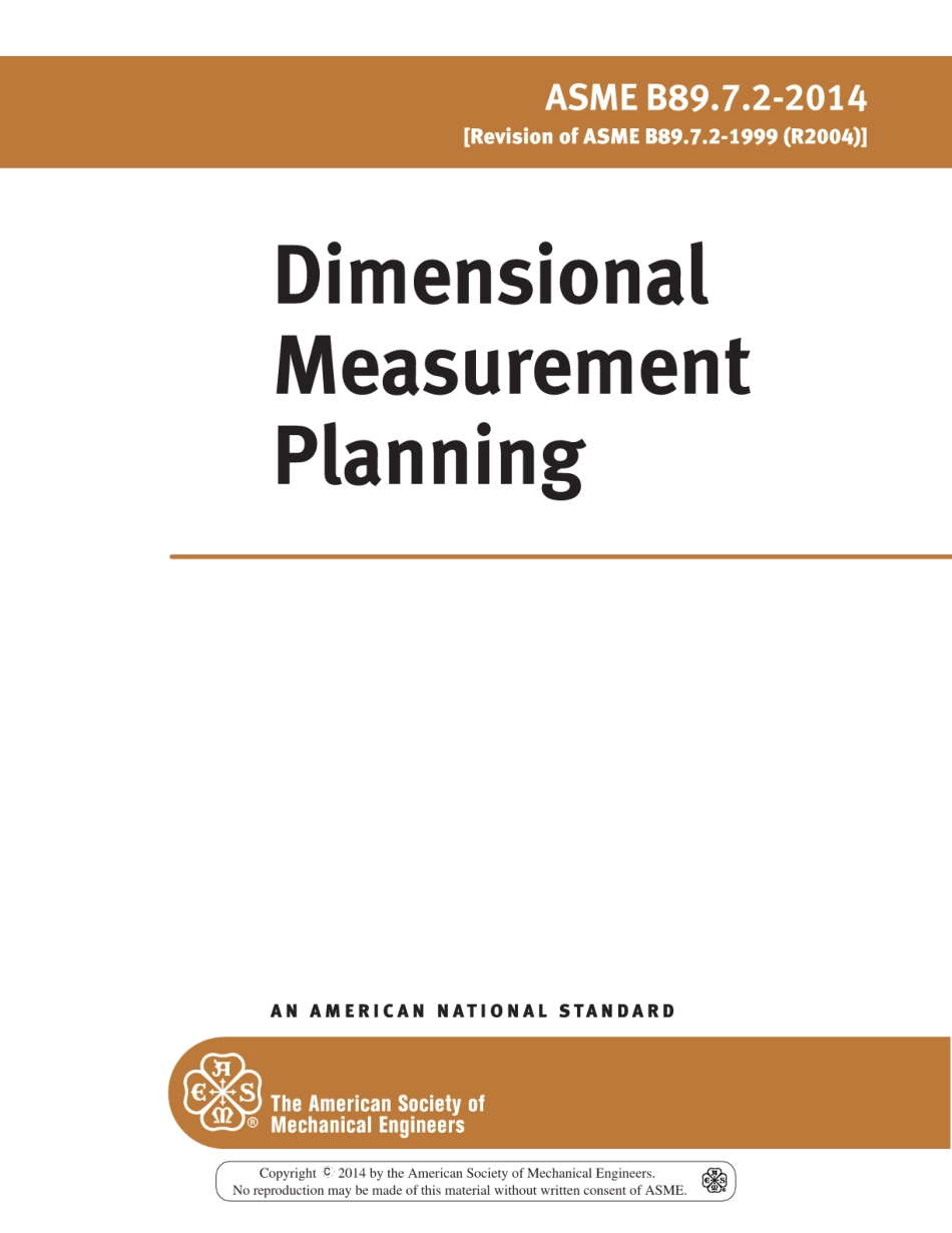 ASME B89.7.2-2014 dimensional measurement planning.pdf_第1页