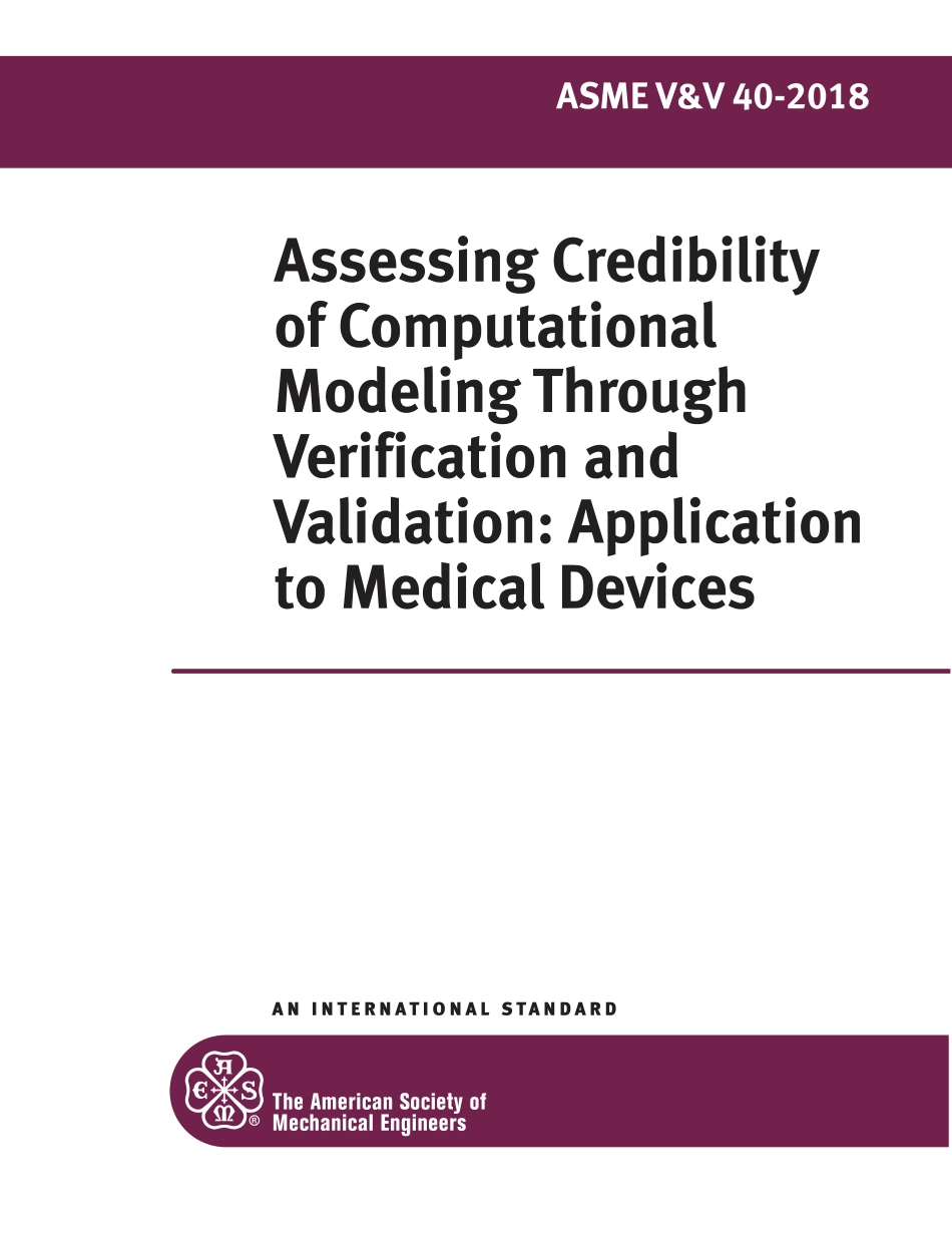 ASME V&amp;amp;V 40-2018.pdf_第1页
