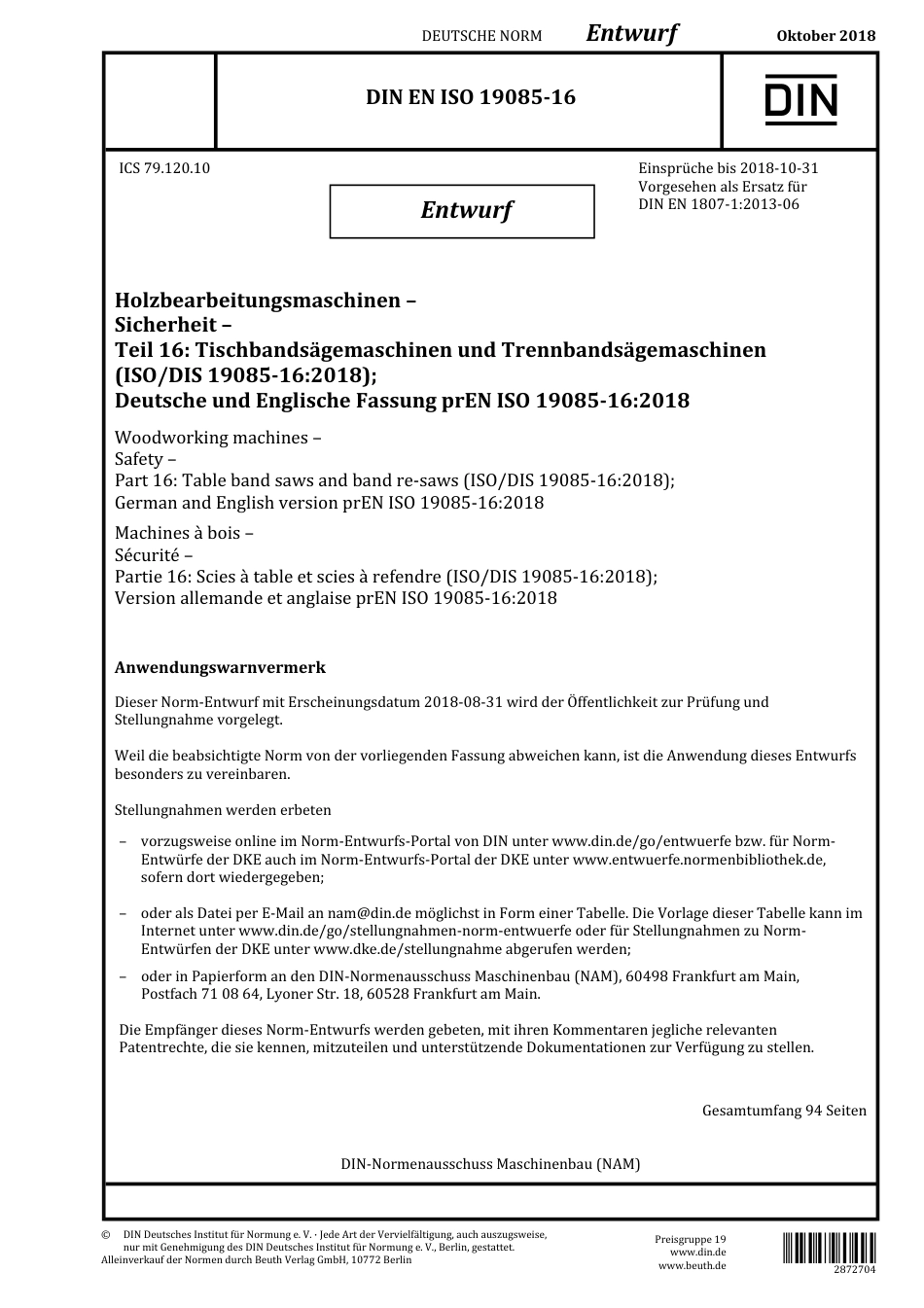 DIN EN ISO 19085-16 E 2018-10.pdf_第1页