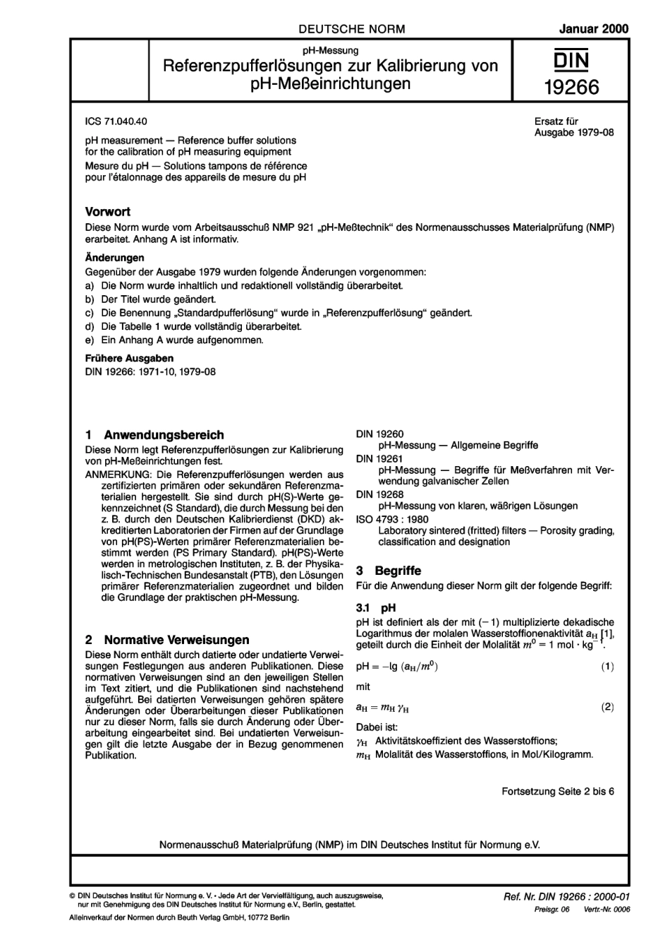 DIN 19266 2000-01.pdf_第1页