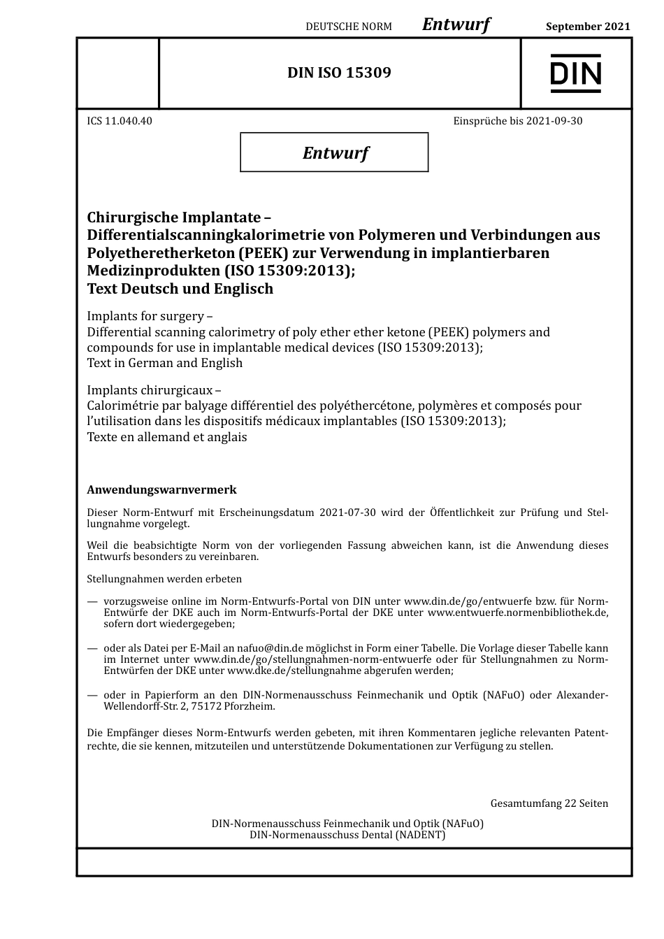 DIN_ISO_15309_E__2021-09.pdf_第1页