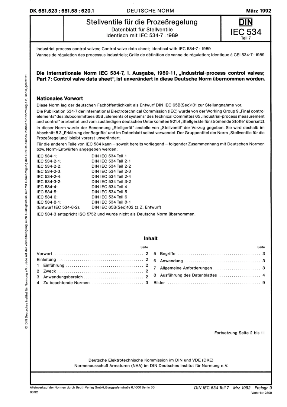 DIN IEC 534-7 1992-03.pdf_第1页