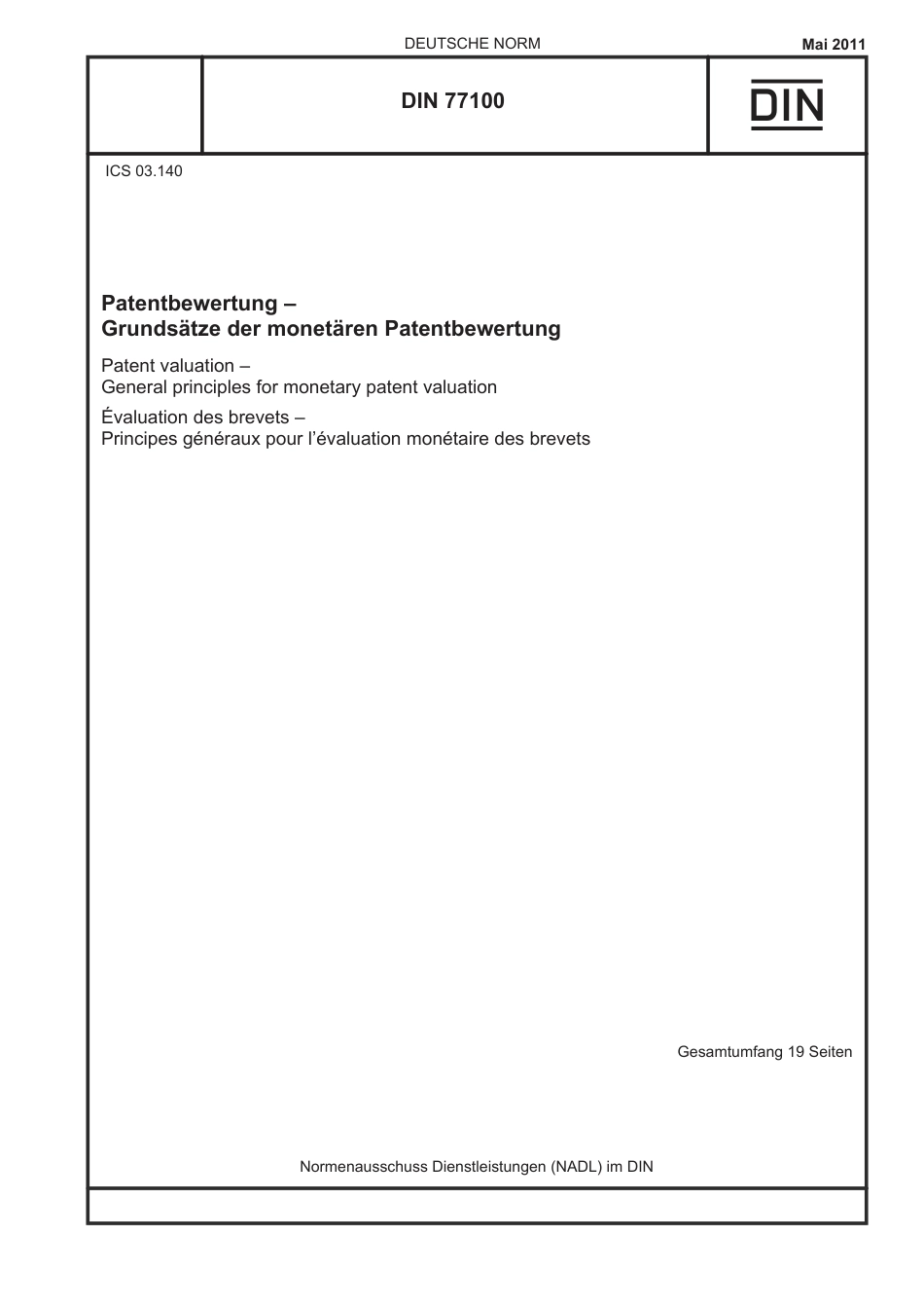 DIN 77100 2011-05.pdf_第1页