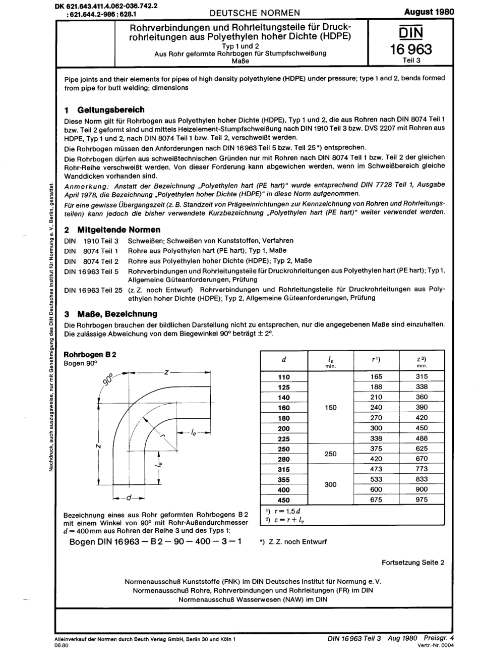 DIN 16963-3 1980-08.pdf_第1页