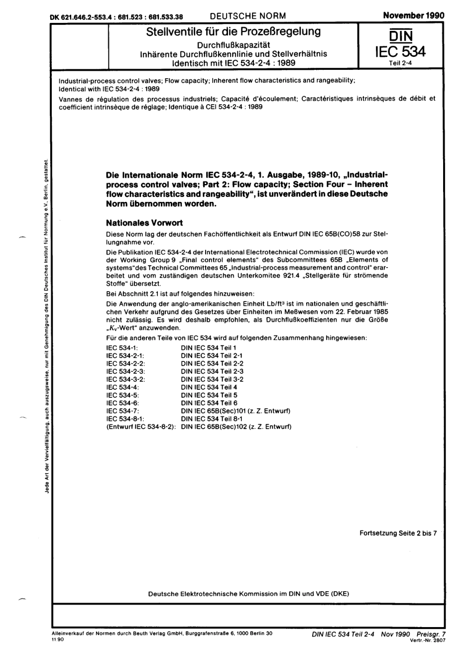 DIN IEC 534-2-4 1990-11.pdf_第1页