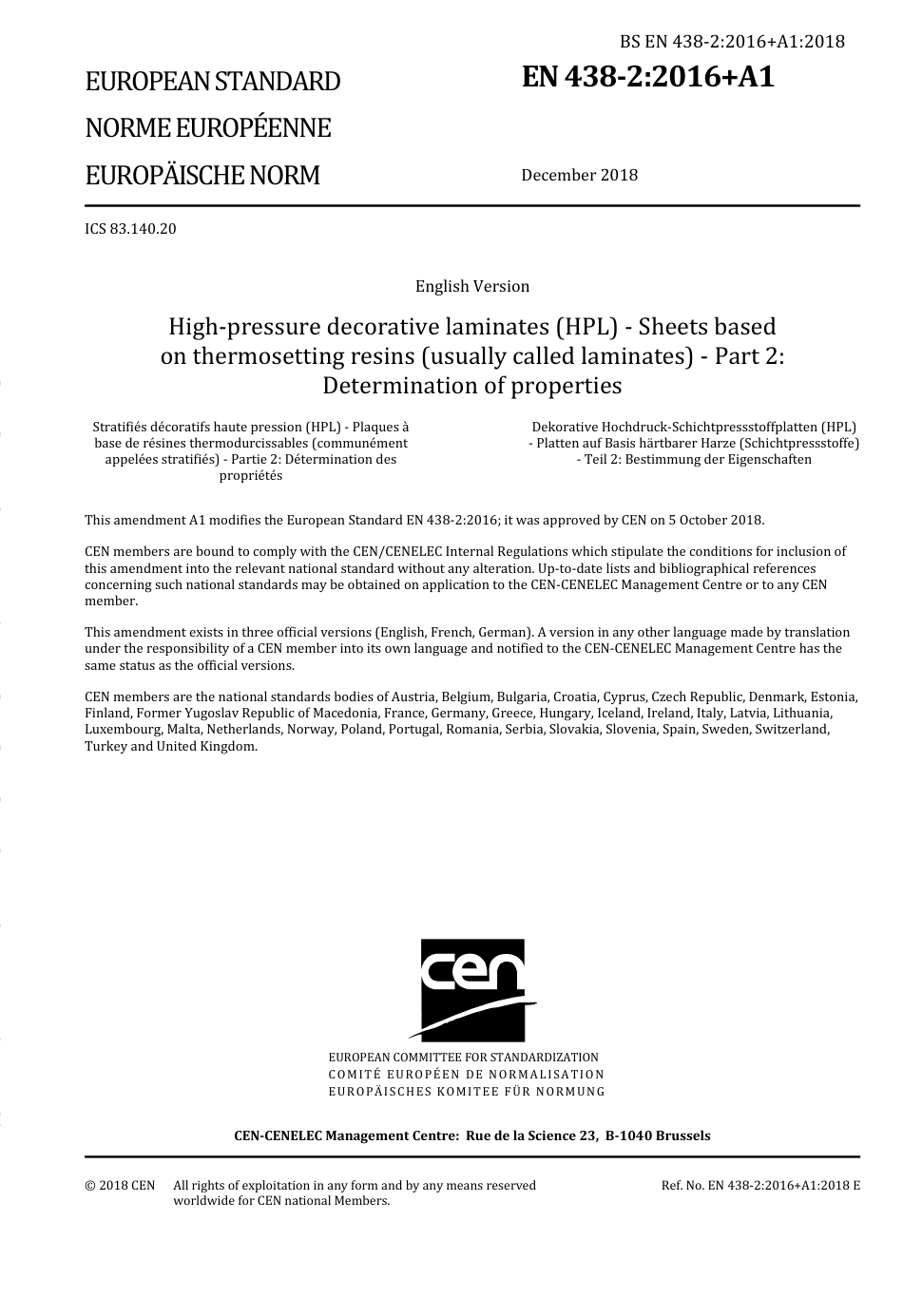 BS EN 438-2-2016 A1-2018.pdf_第3页