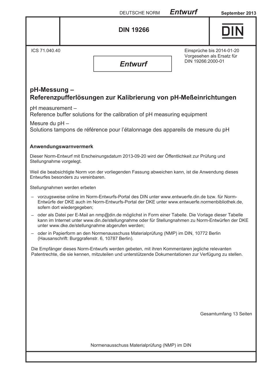 DIN 19266 E 2013-09.pdf_第1页