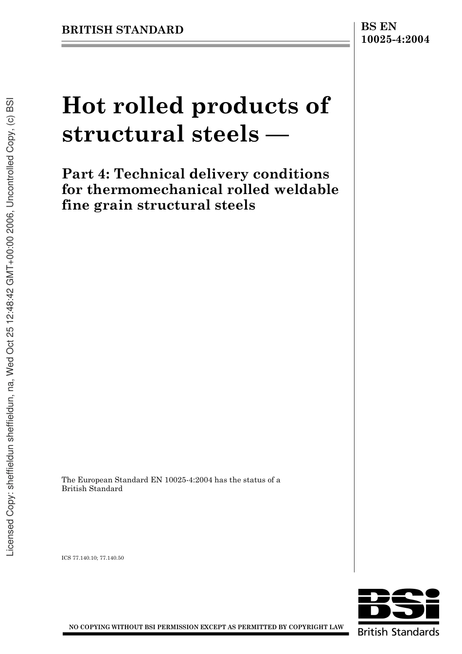 BS EN 10025-4-2004.pdf_第1页
