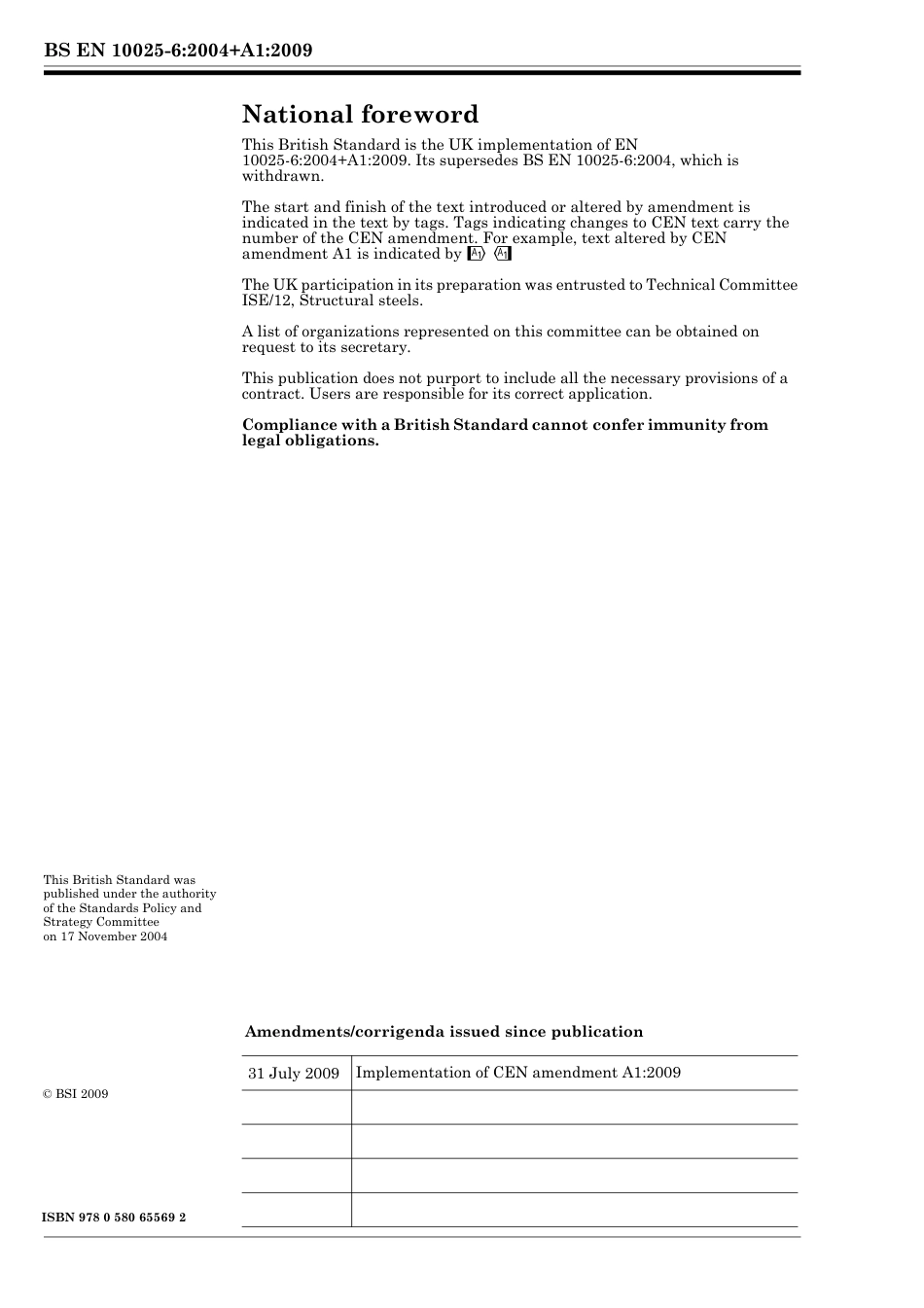 BS EN 10025-6 2004A12009.pdf_第2页