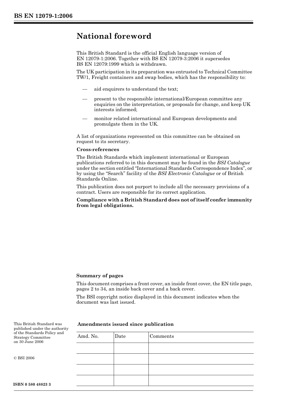 BS EN 12079-1 2006.pdf_第2页