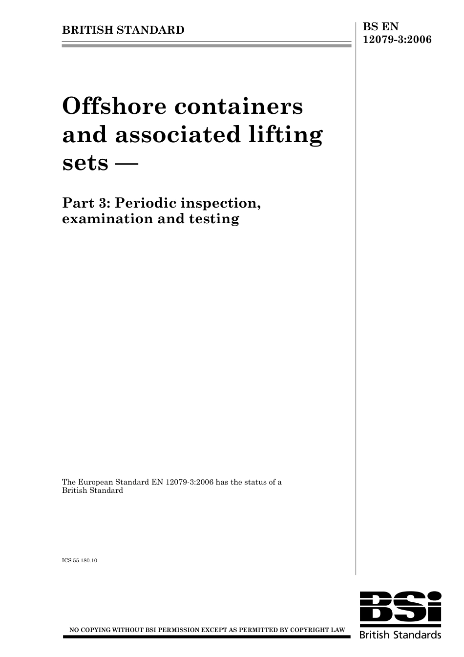 BS EN 12079-3 2006.pdf_第1页