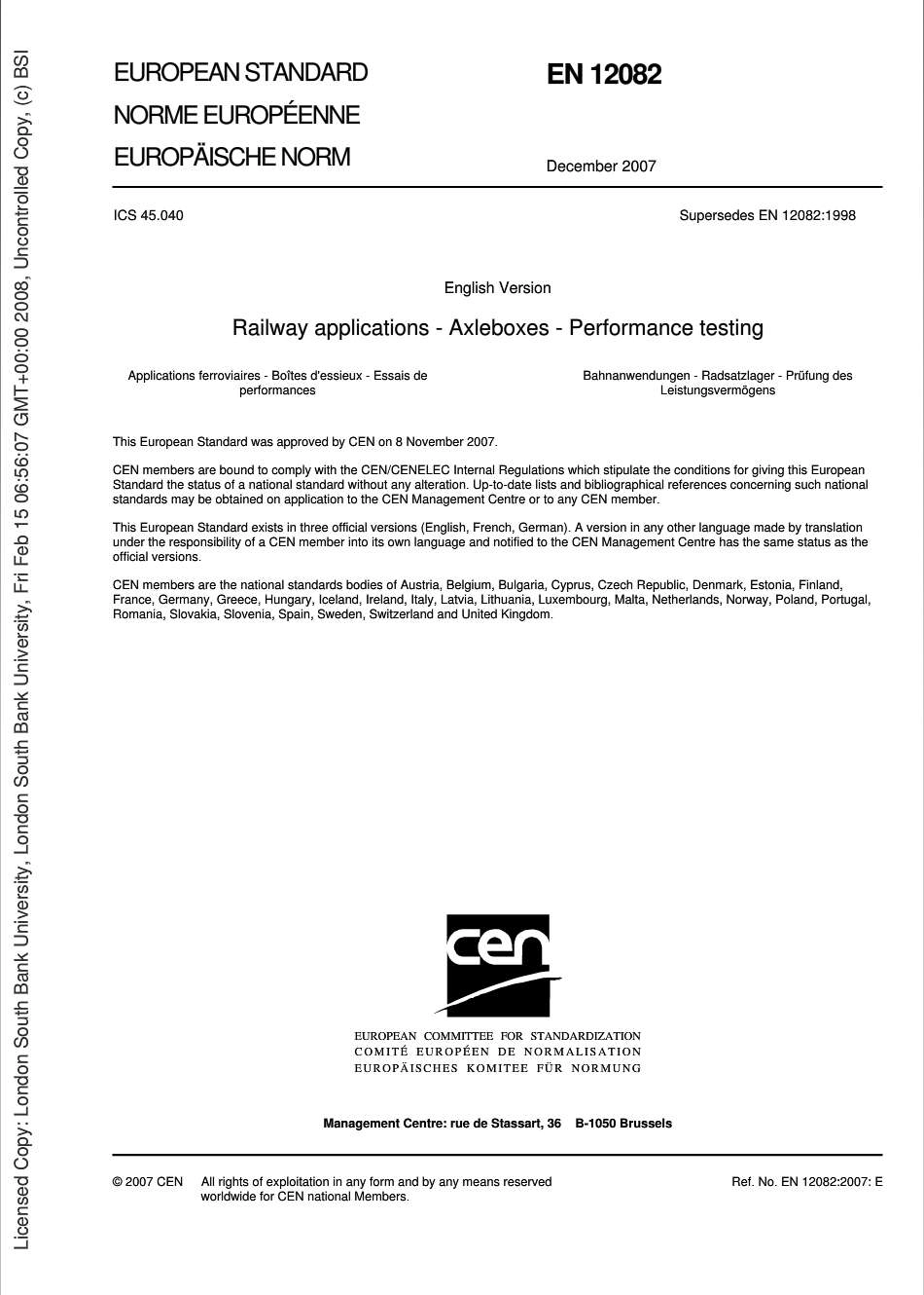 BS EN 12082-2007 Railway applications — Axleboxes — Performance testing.pdf_第3页