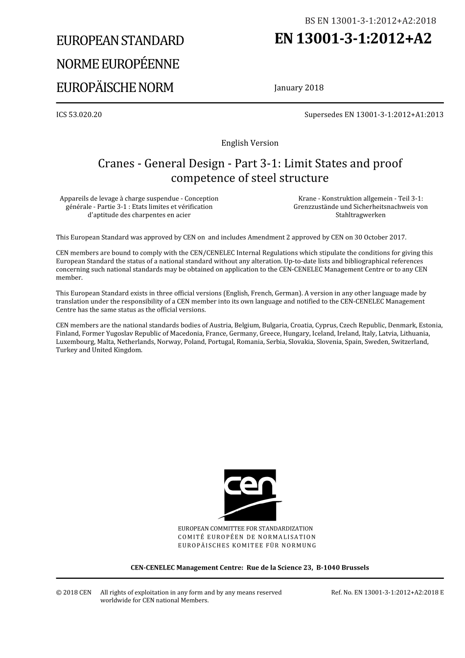 BS EN 13001-3-1-2012 + A2-2018.pdf_第2页