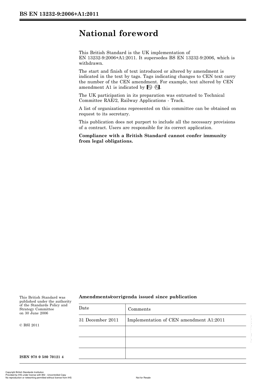 BS EN 13232-9 2006   A1 2011.pdf_第2页