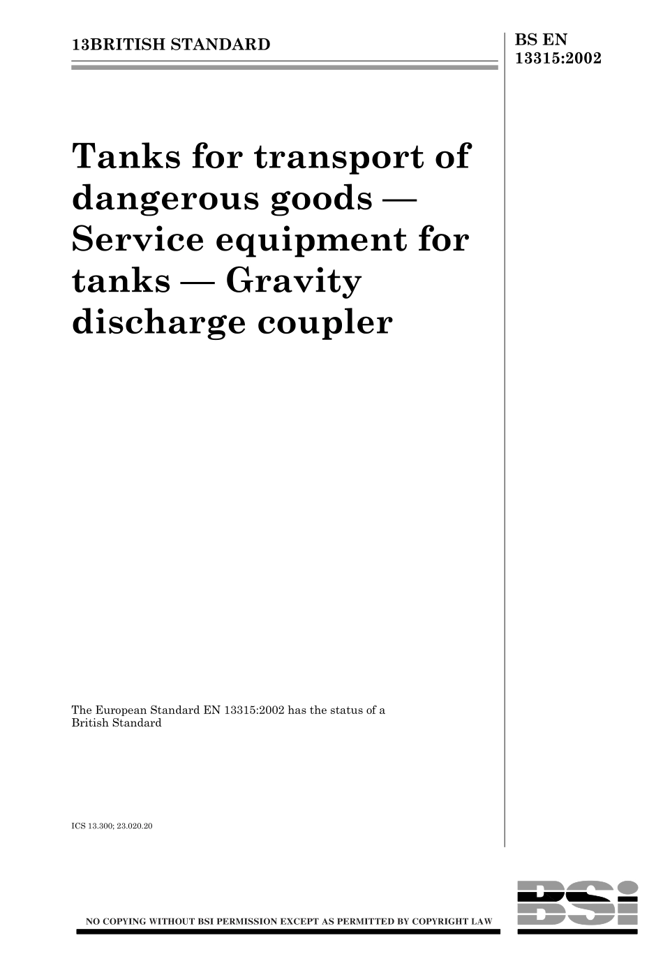 BS EN 13315 2002.pdf_第1页