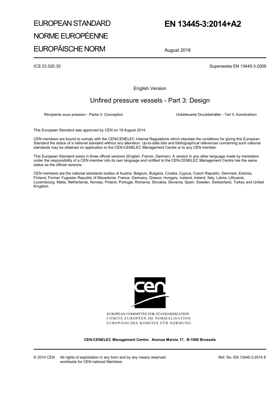 BS EN 13445-3-2014+A2-2016 Unfired pressure vessels. Design.pdf_第3页