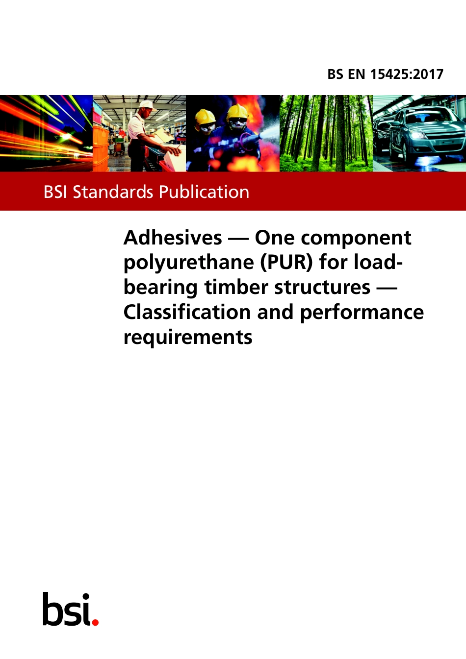 BS EN 15425 2017 Adhesives.pdf_第1页