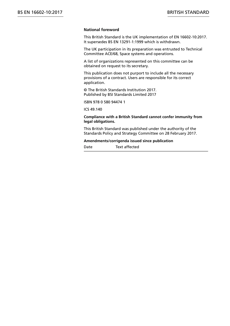 BS EN 16602-10-2017 Space product assurance - Product assurance management.pdf_第2页