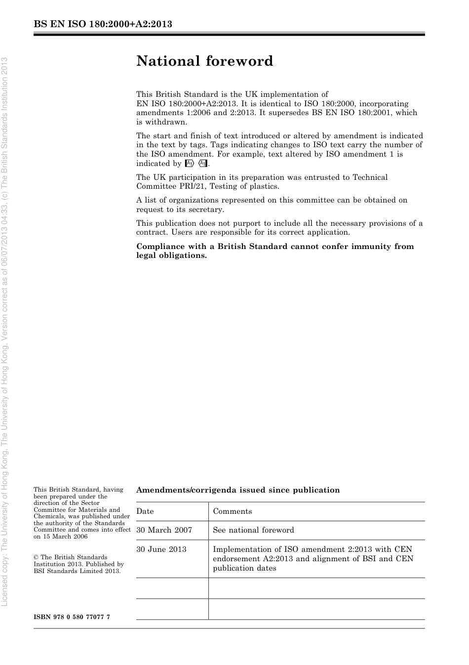 BS EN ISO 180 2000   A2 2013.pdf_第2页