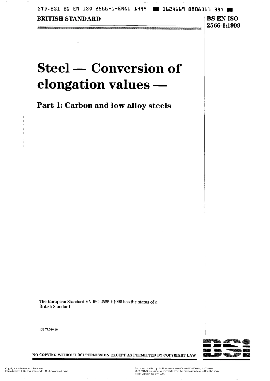 BS EN ISO 02566-1-1999 scan.pdf_第1页