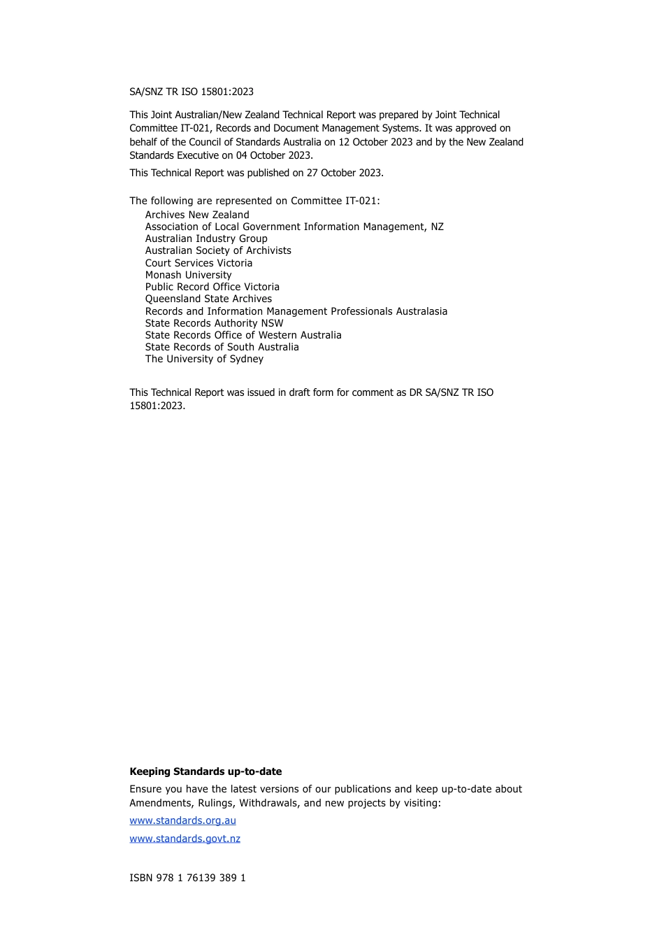 SA SNZ TR ISO 15801-2023.pdf_第2页