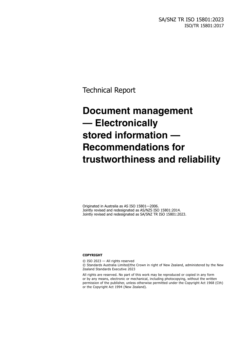 SA SNZ TR ISO 15801-2023.pdf_第3页