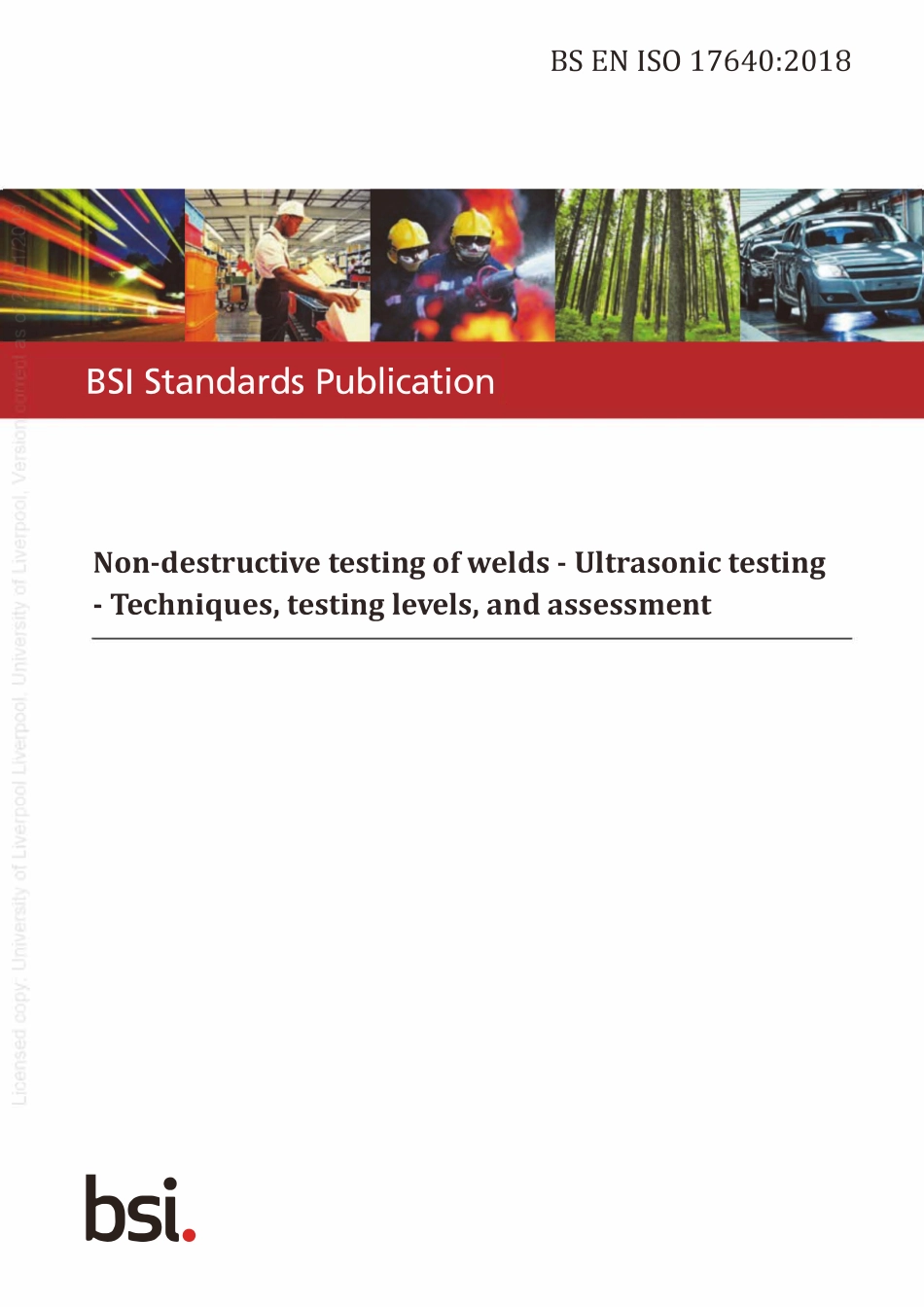BS EN ISO 17640-2018 Non-destructive testing of welds. Ultrasonic testing. Techn.pdf_第1页
