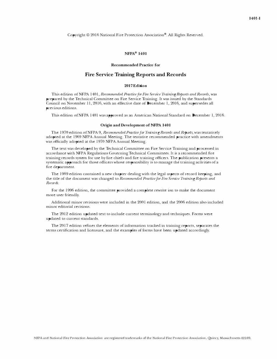NFPA 1401, 2017.pdf_第2页