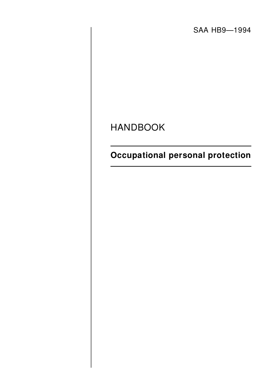 SAA HB 9-1994.pdf_第1页