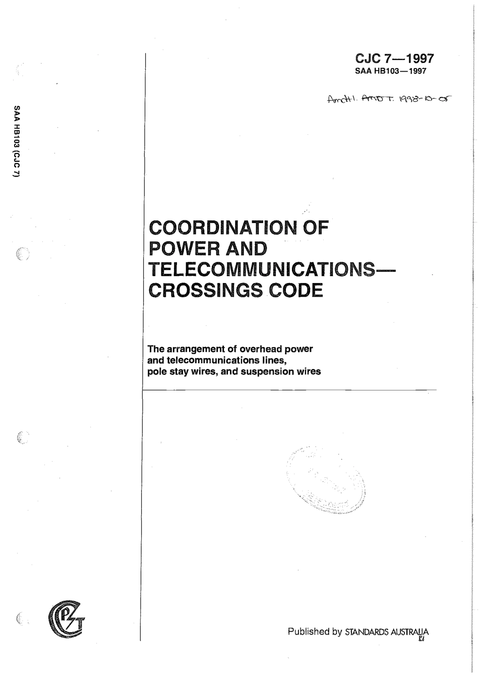 SAA HB 103-1997 (CJC 7-1997) scan.pdf_第1页