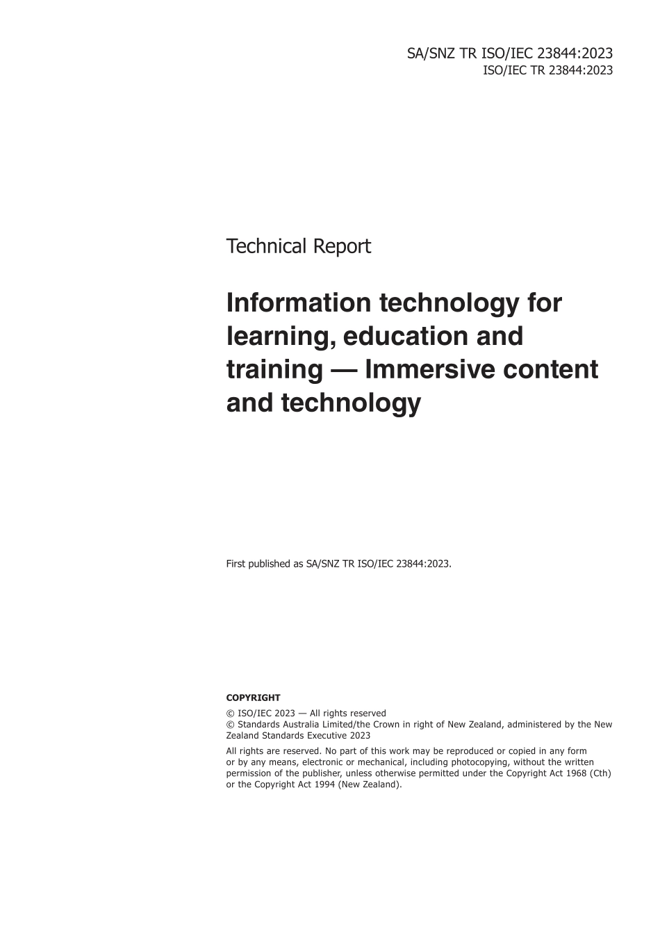 SA SNZ TR ISO IEC 23844-2023.pdf_第3页