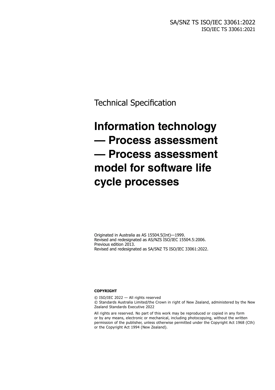 SA SNZ TS ISO IEC 33061-2022.pdf_第3页