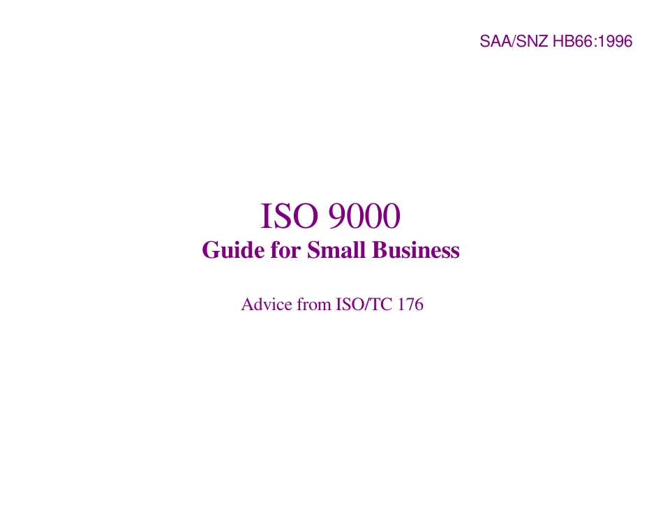 SAA SNZ HB 66-1996.pdf_第1页